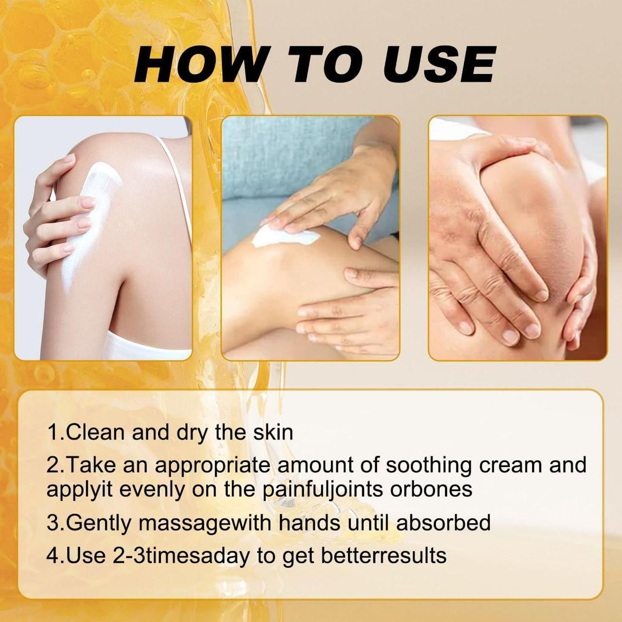 Bee Venom Dry Cracking Cream 200 gm Pack of 2