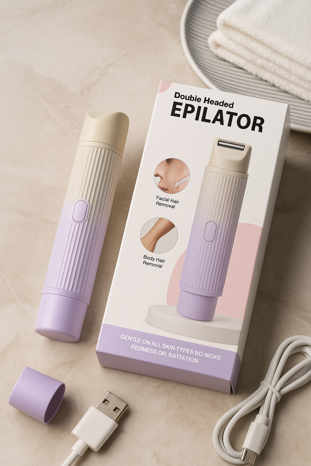 Double Headed Epilator Razor